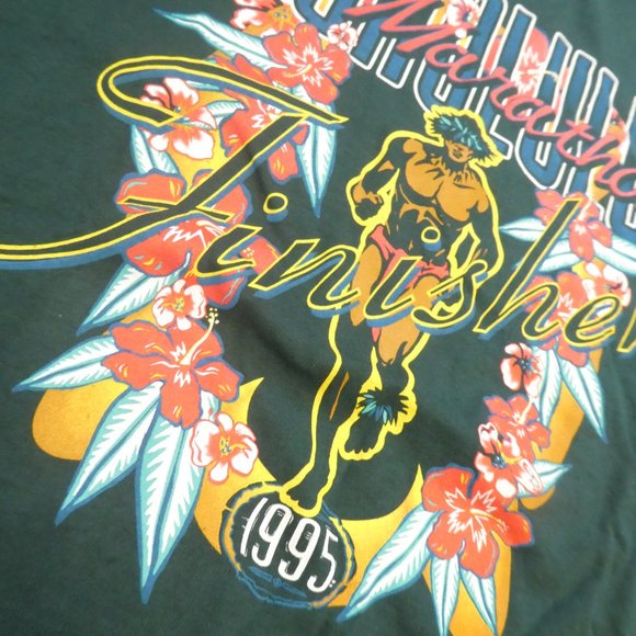 1995 Nike Honolulu Marathon Finisher Tshirt - Picture 3 of 8